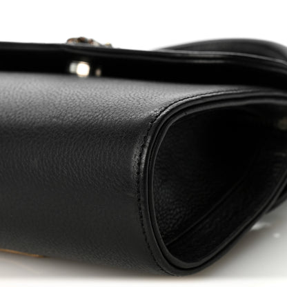 Chrome Hearts Grained Calfskin Cross Doc Adams Bag Black 17 of 19