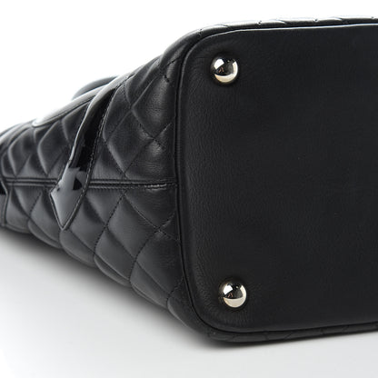 Chanel Calfskin Quilted Large Cambon Tote Black 9 of 13