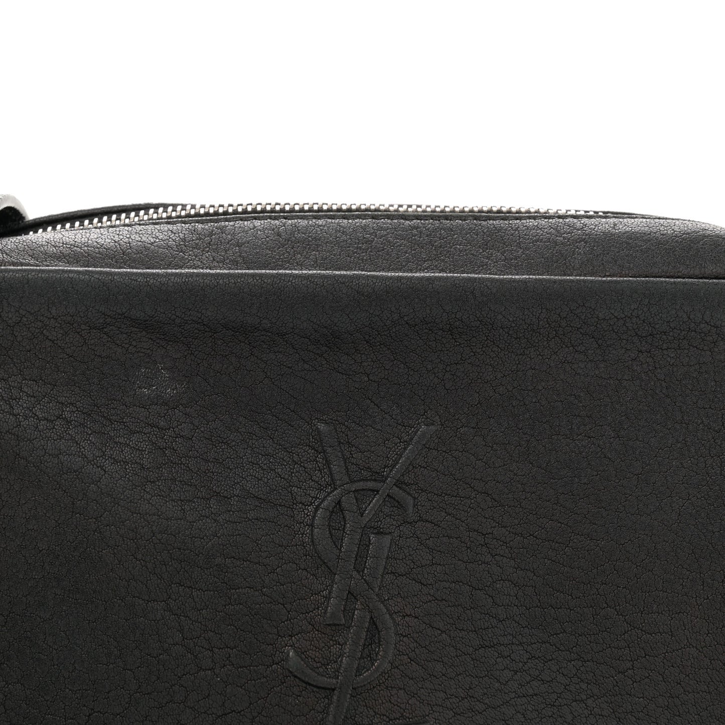 Lambskin Monogram Small Lou Camera Bag Black