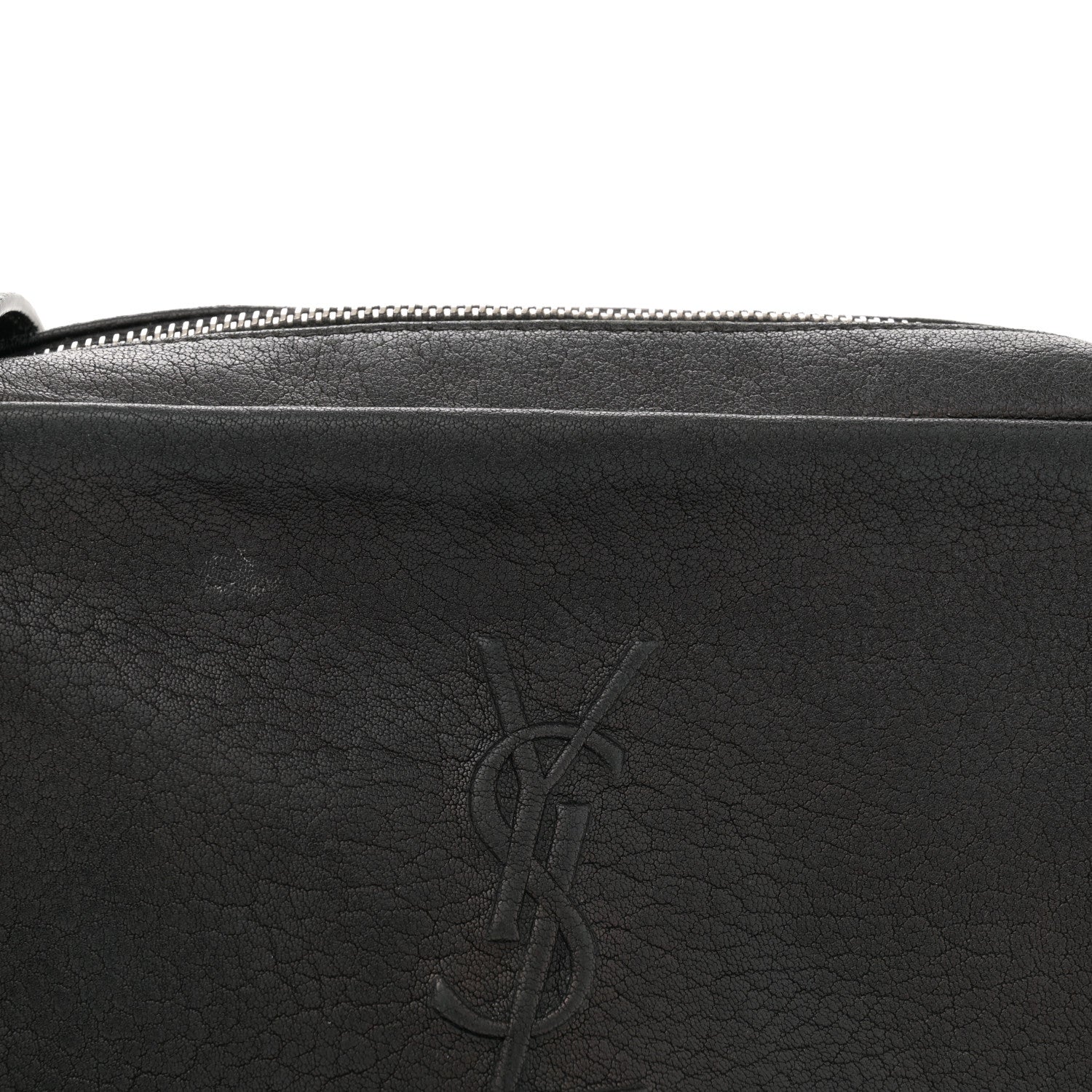 Saint Laurent Lambskin Monogram Small Lou Camera Bag Black 8 of 14