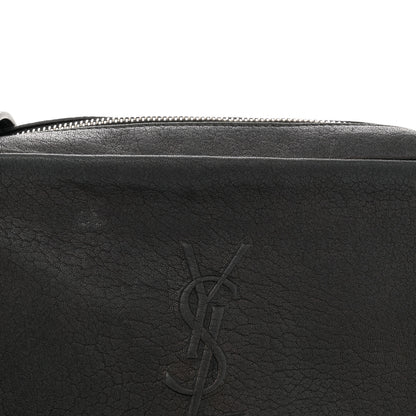 Saint Laurent Lambskin Monogram Small Lou Camera Bag Black 8 of 14