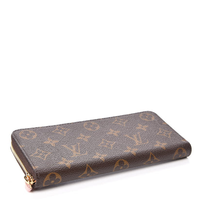 Louis Vuitton Monogram Clemence Wallet Rose Ballerine 4 of 9