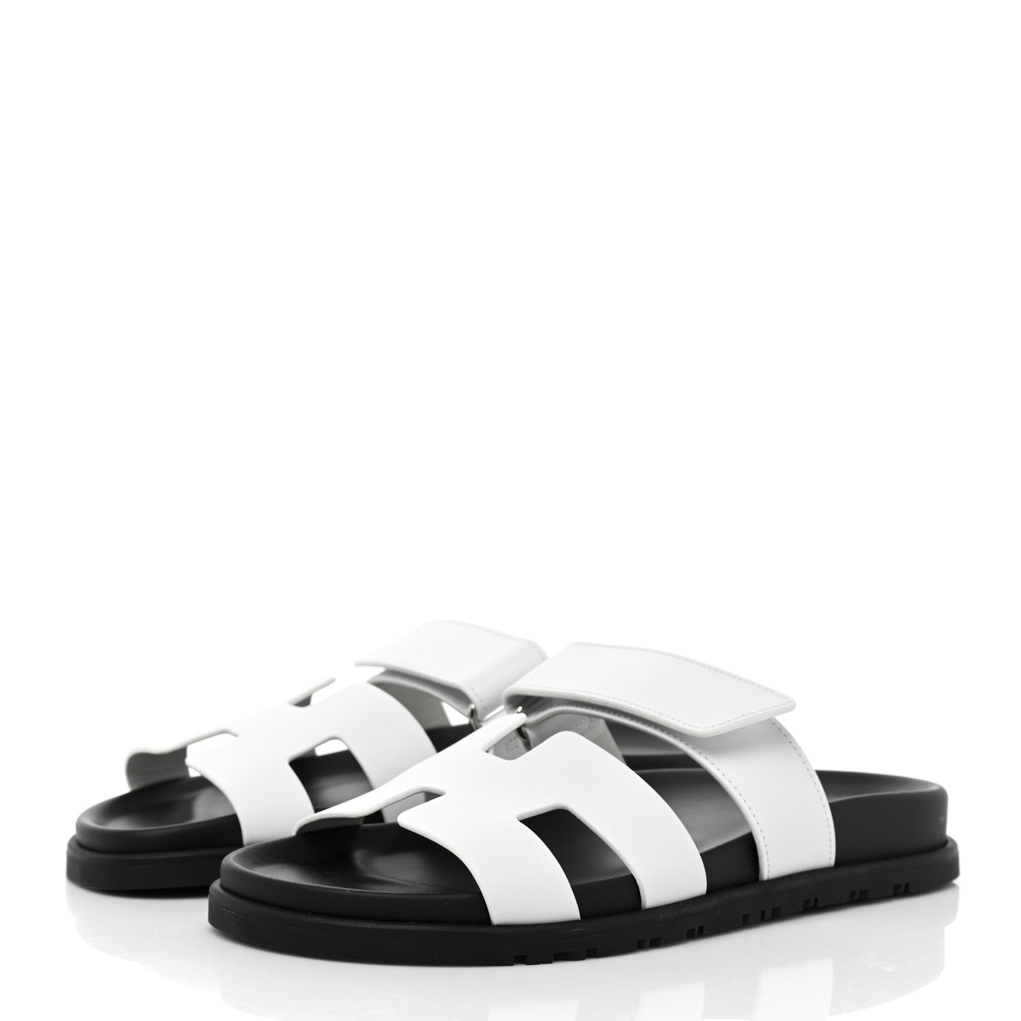Calfskin Womens Chypre Sandals 37.5 White