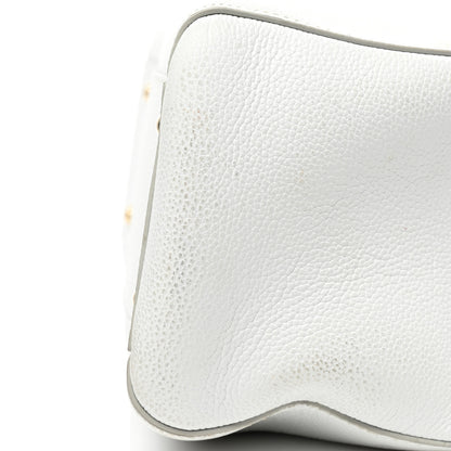 Chanel Grained Calfskin Small Neo Executive Shopper Tote White 20 of 21