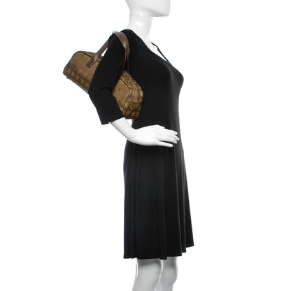 Chanel Nylon Travel Bowler Brown 2 of 10