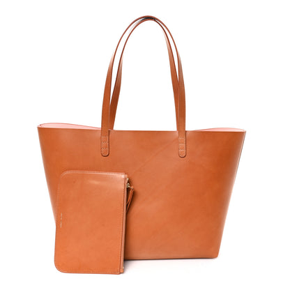 Mansur Gavriel Calfskin Small Shopping Tote Cammello Rosa 3 of 10