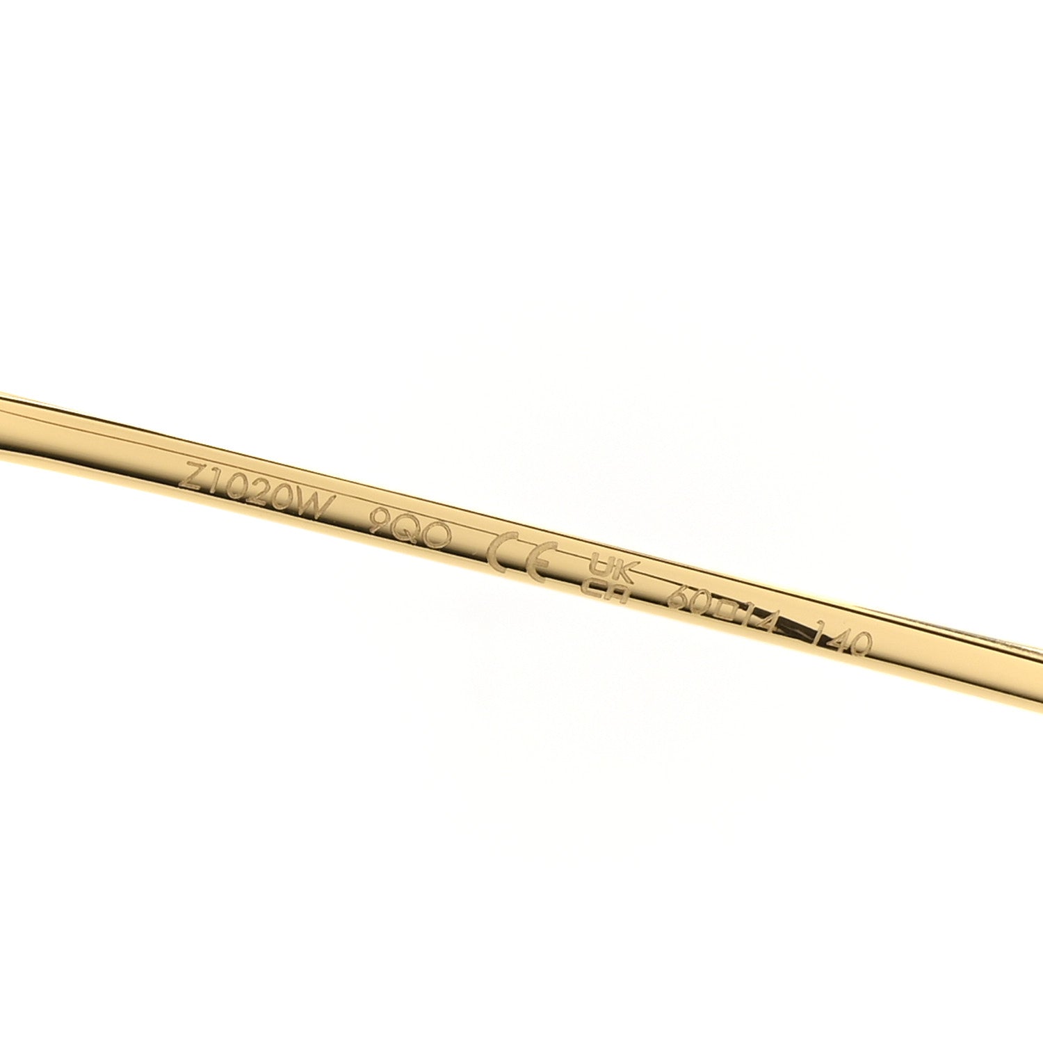 Louis Vuitton Metal Clockwise Sunglasses Z1020W Gold 6 of 8