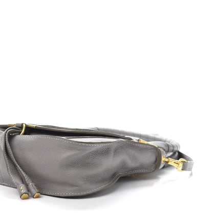 Chloe Calfskin Small Marcie Satchel Cashmere Grey 9 of 11