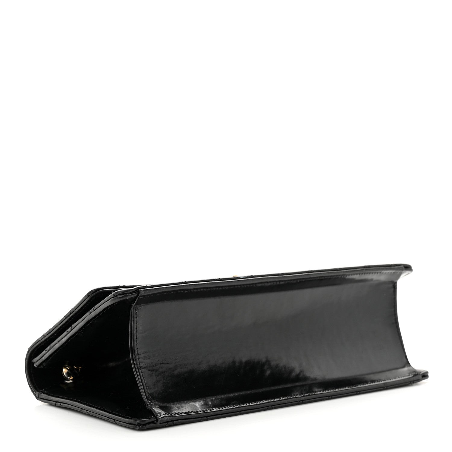 Chanel Patent Quilted Medium Single Flap Black 4 of 14