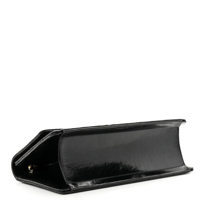 Chanel Patent Quilted Medium Single Flap Black 4 of 14