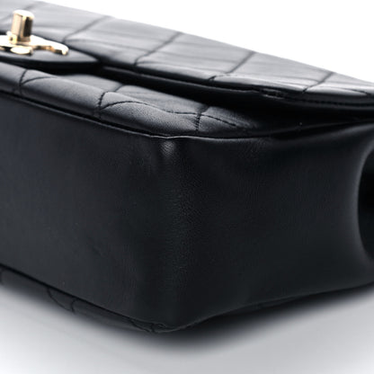 Chanel Lambskin Quilted Resin Bi-Color Chain Flap Bag Black 11 of 14