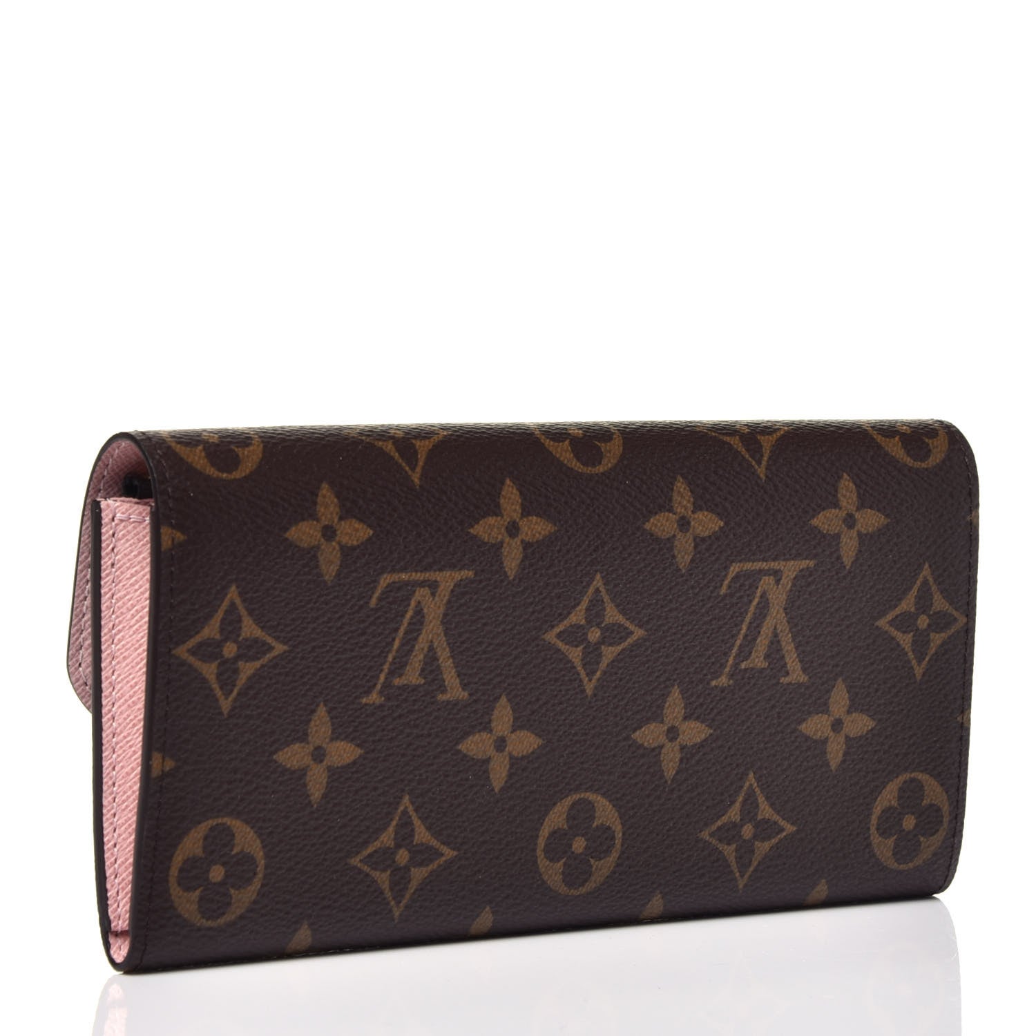 Louis Vuitton Monogram Emilie Wallet Rose Ballerine 3 of 7