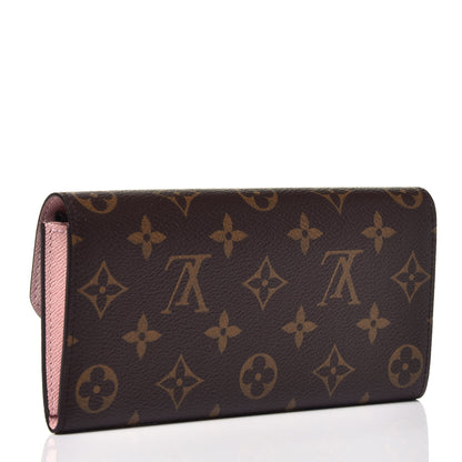 Louis Vuitton Monogram Emilie Wallet Rose Ballerine 3 of 7