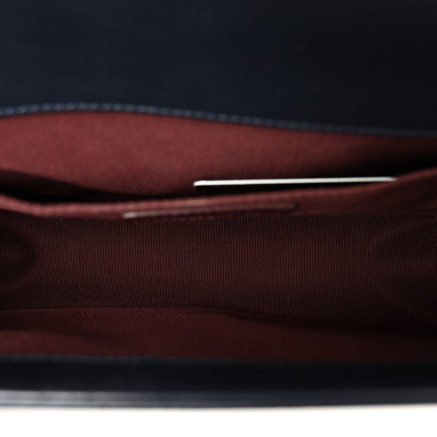 Calfskin Woven Medium Boy Flap Blue Burgundy