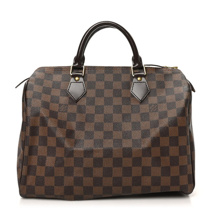 Louis Vuitton Damier Ebene Speedy 30 1 of 10