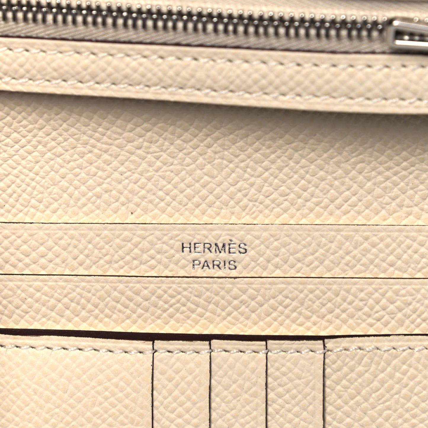 Epsom Shiny Alligator Bearn Touch Compact Wallet Nata Sable