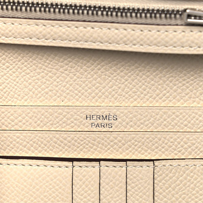 Hermes Epsom Shiny Alligator Bearn Touch Compact Wallet Nata Sable 6 of 7