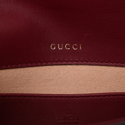 Gucci GG Supreme Monogram Azalea Calfskin Horsebit 1955 Mini Bag Beige Ebony Rosso Ancora 7 of 12