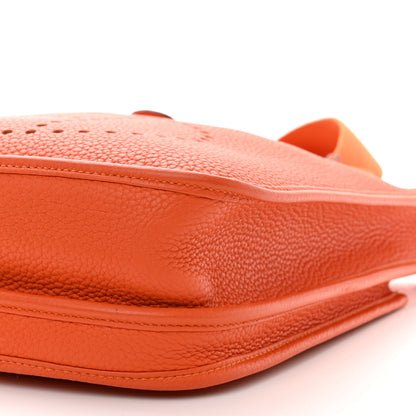 Hermes Taurillon Clemence Evelyne III PM Feu 10 of 12