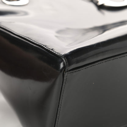 Christian Dior Glazed Calfskin Medium Lady Dior Black 9 of 15