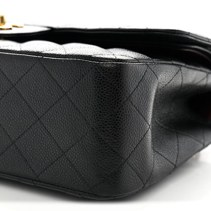 Chanel Caviar Quilted Jumbo Double Flap Black 10 of 10