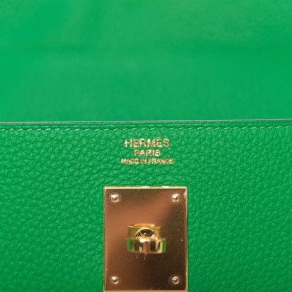 Hermes Togo Kelly Retourne 32 Bambou 9 of 10
