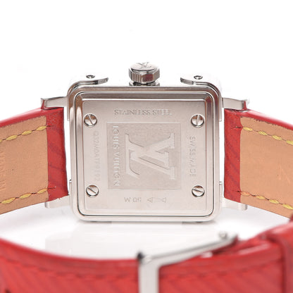 Louis Vuitton Stainless Steel Epi 23mm Emprise Quartz Watch 5 of 8