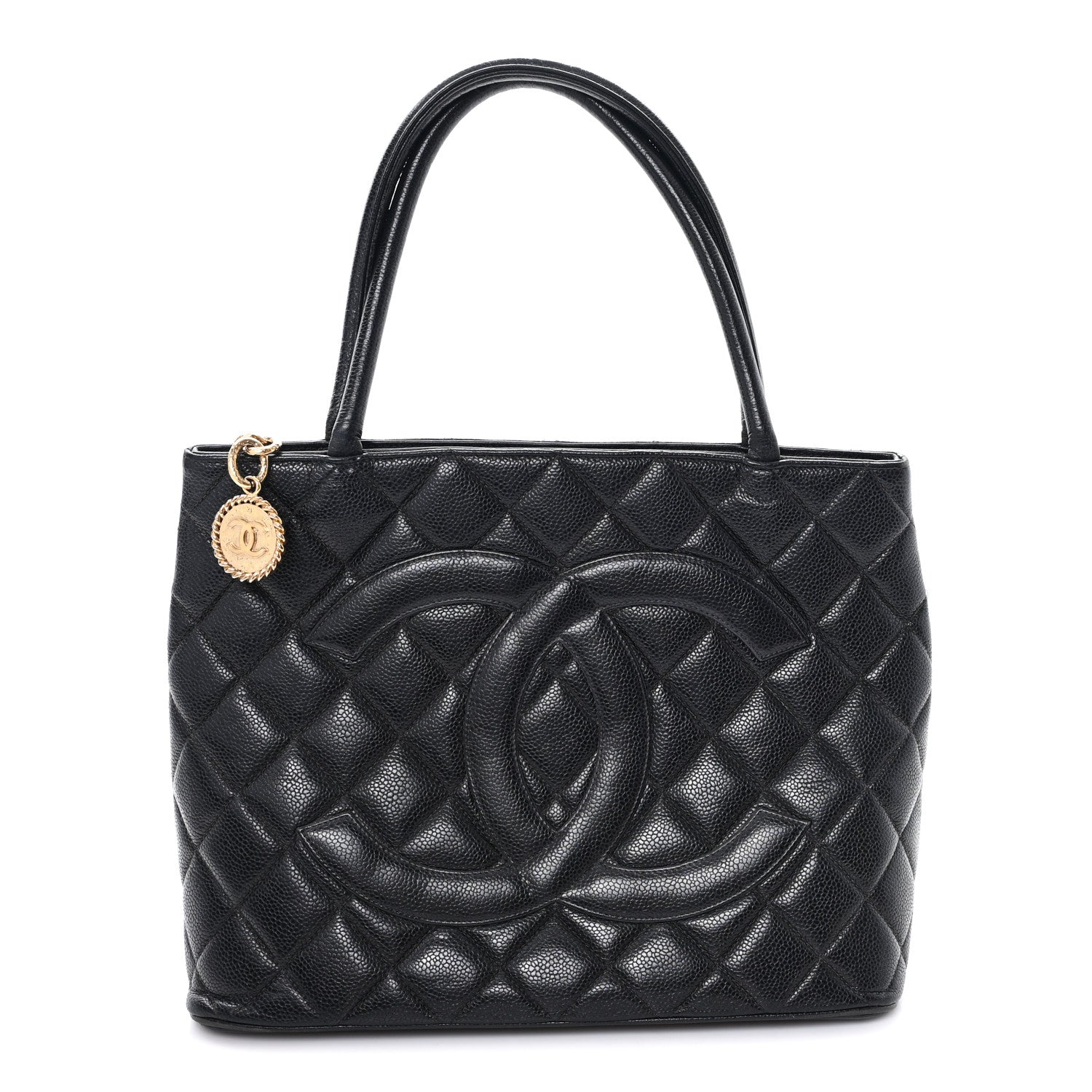 Chanel Caviar Quilted Medallion Tote Black 1 of 13