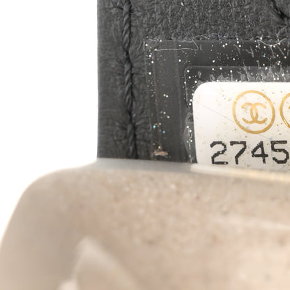 Chanel Lambskin PVC Medium Sand By The Sea Flap Black 7 of 12
