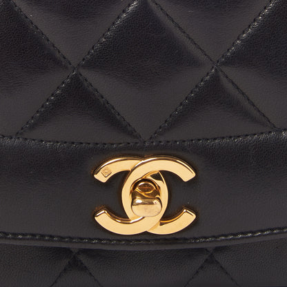 Chanel Lambskin Quilted Medium Single Flap Black 8 of 10