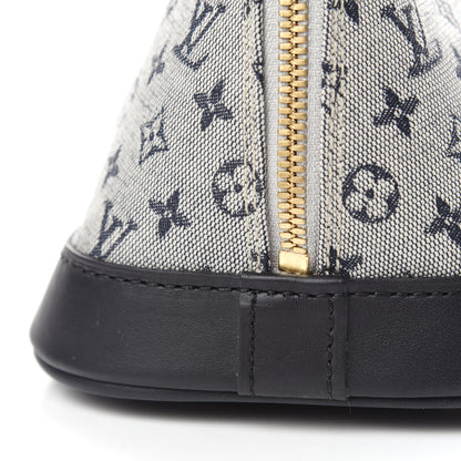 Louis Vuitton Mini Monogram Alma Long Blue 8 of 16