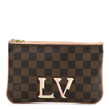 Louis Vuitton Damier Ebene Double Zip Pochette 1 of 14