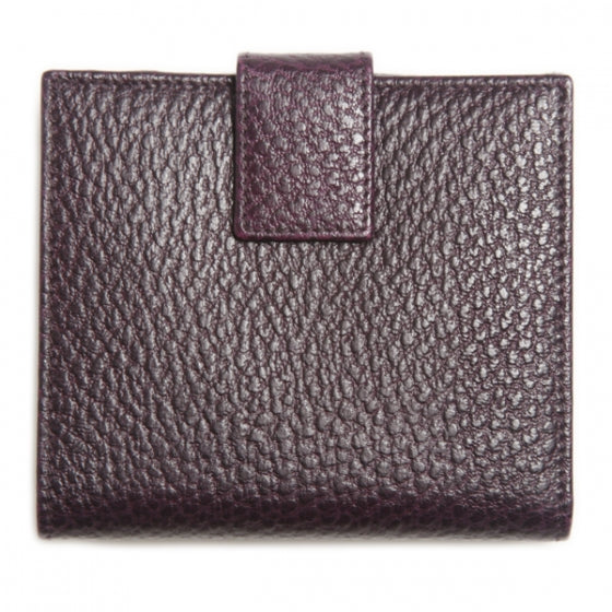 Leather Hasler Wallet Purple