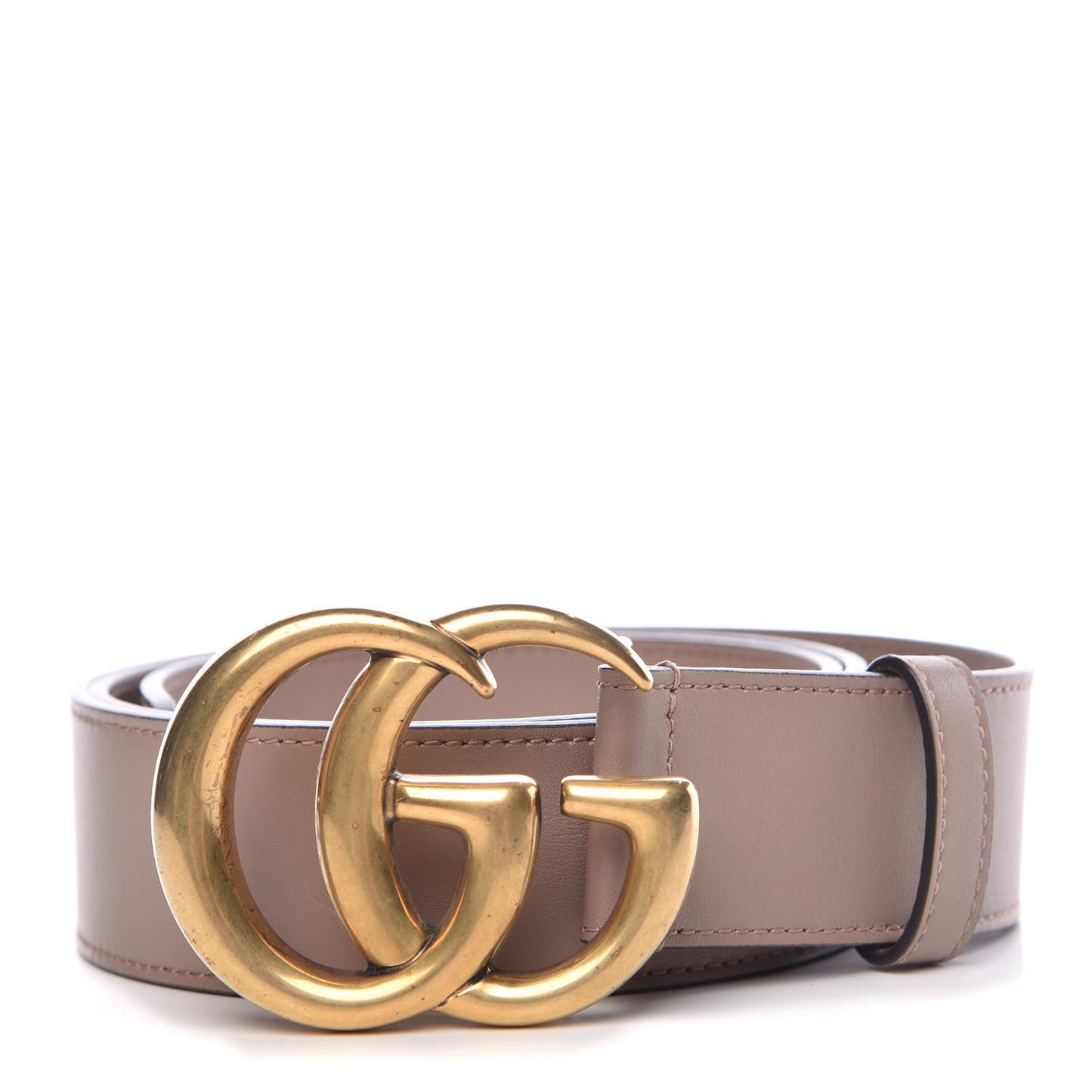 Calfskin Double G 40mm Belt 95 38 Porcelain Rose