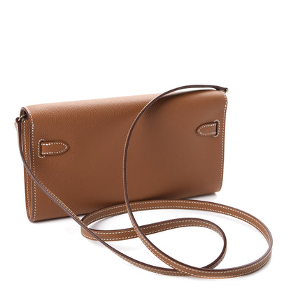Hermes Epsom Kelly Wallet To Go Gold 2 of 9