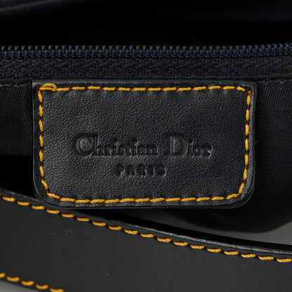 Christian Dior Monogram Double Saddle Bag Navy Blue 6 of 10