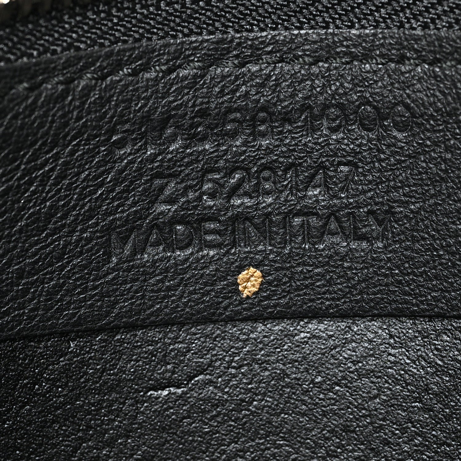 Balenciaga Calfskin Political Campaign Logo Pouch Black 7 of 8