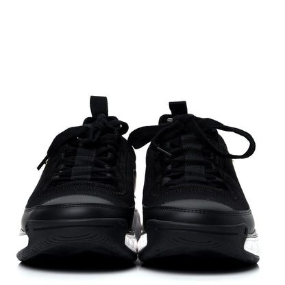 Chanel Velvet Calfskin Mixed Fibers CC Sneakers 38 Black 2 of 10