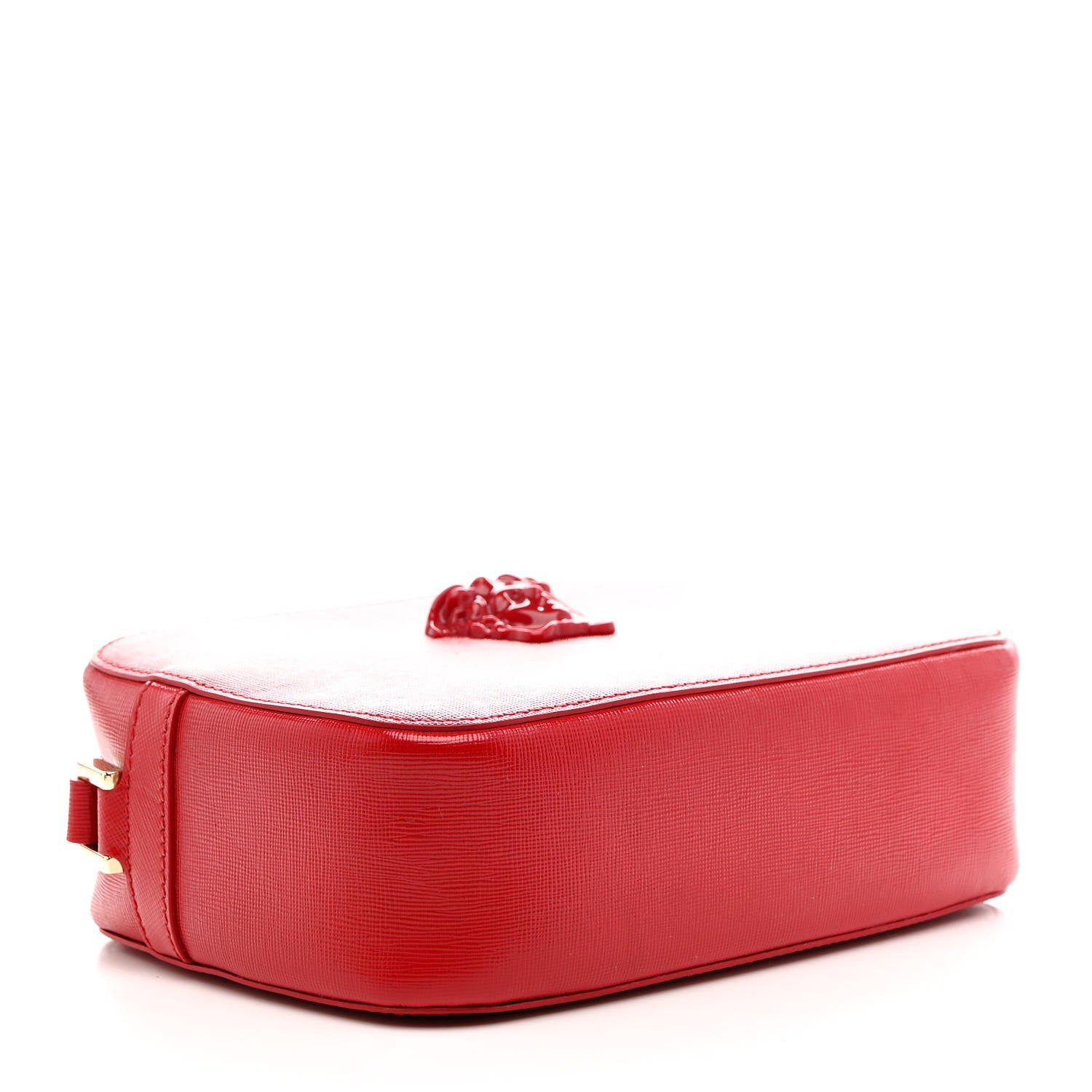 Versace Grained Calfskin Medusa Camera Bag Red 4 of 10