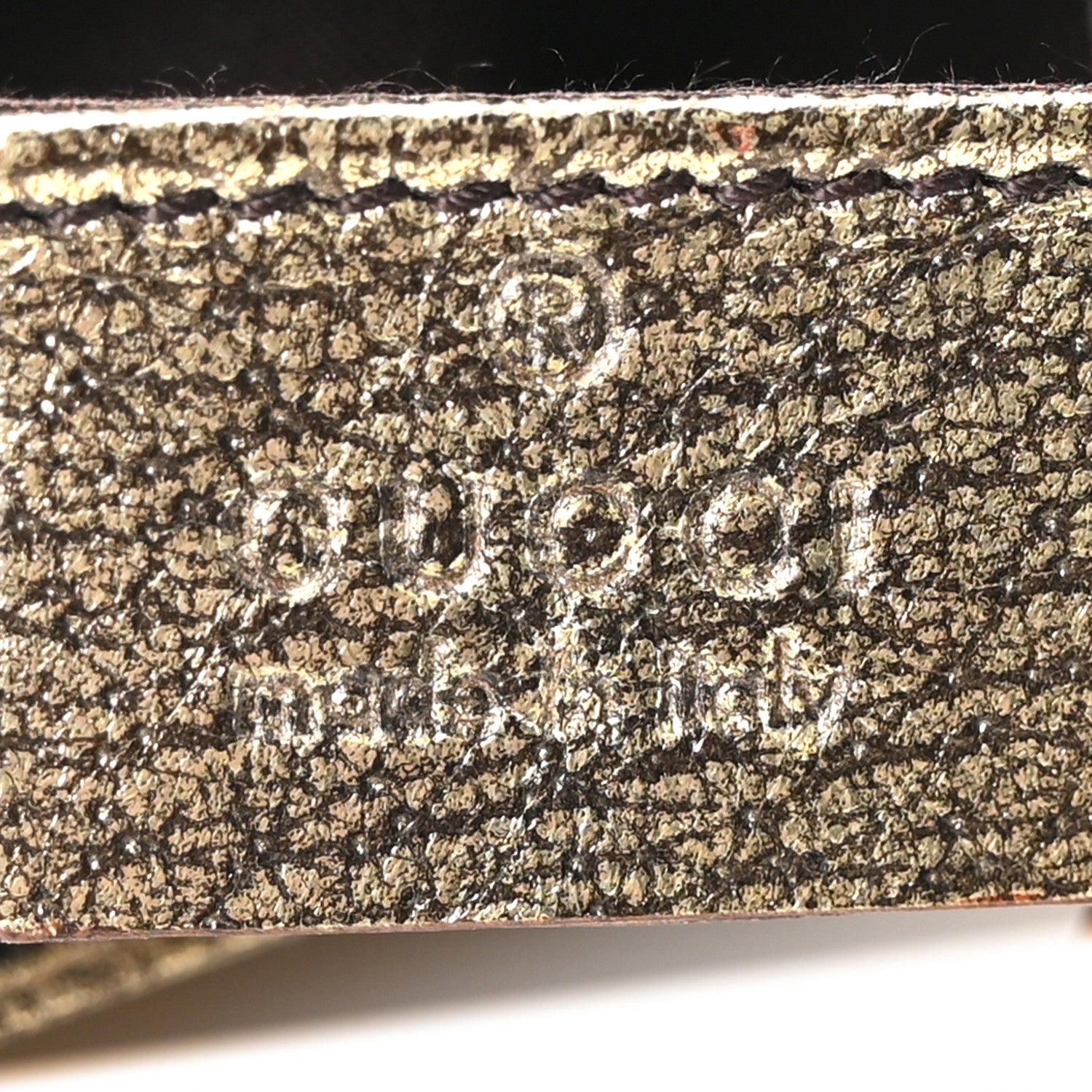 Gucci Metallic Calfskin Bamboo Chain Tom Ford Shoulder Bag Gold 6 of 10