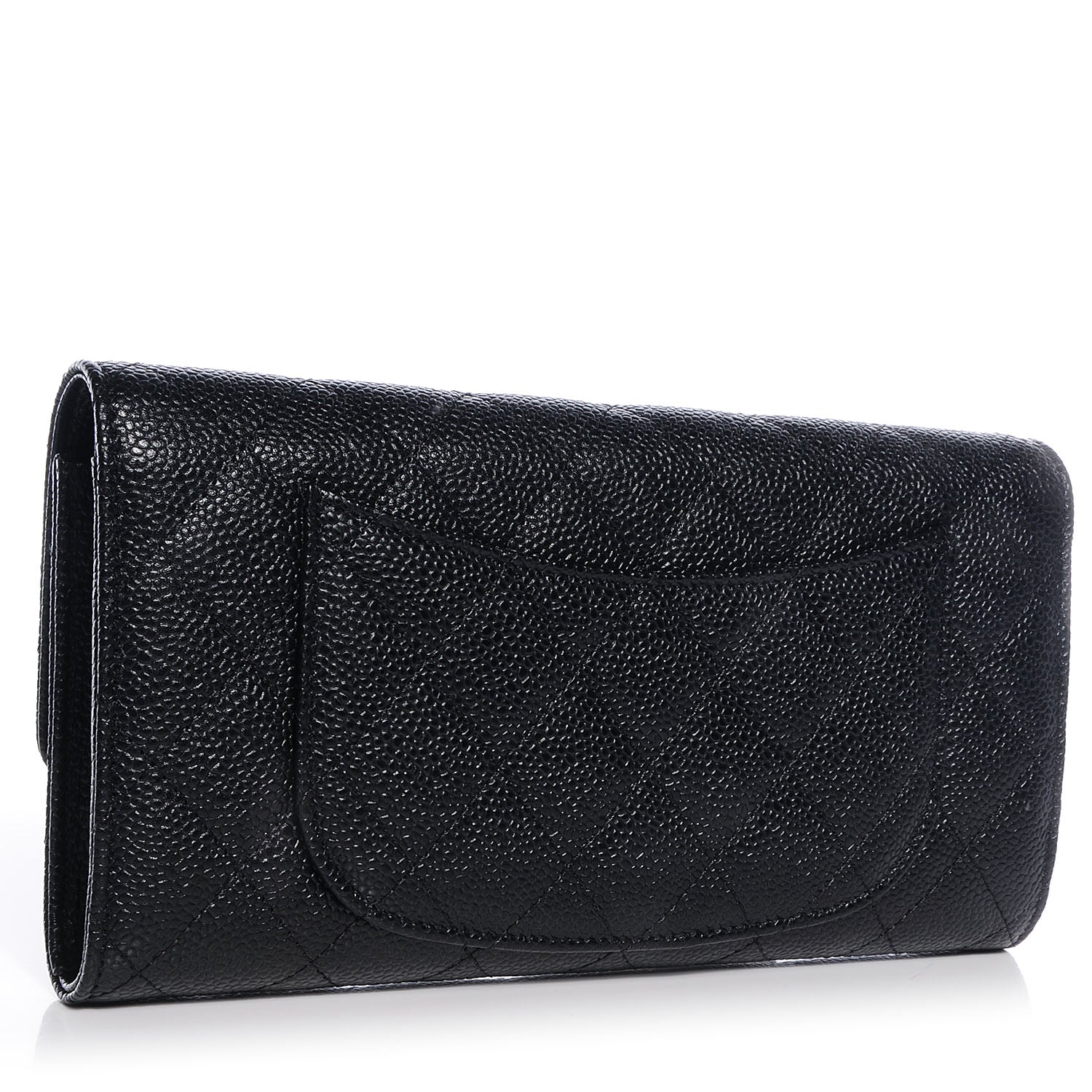 Chanel Caviar Quilted Travel Wallet Black 3 of 8