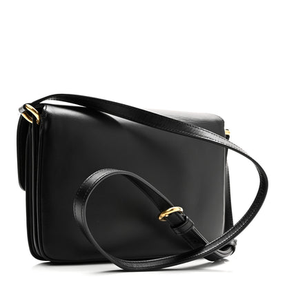 Saint Laurent Smooth Calfskin Le Maillon Satchel Black 3 of 10