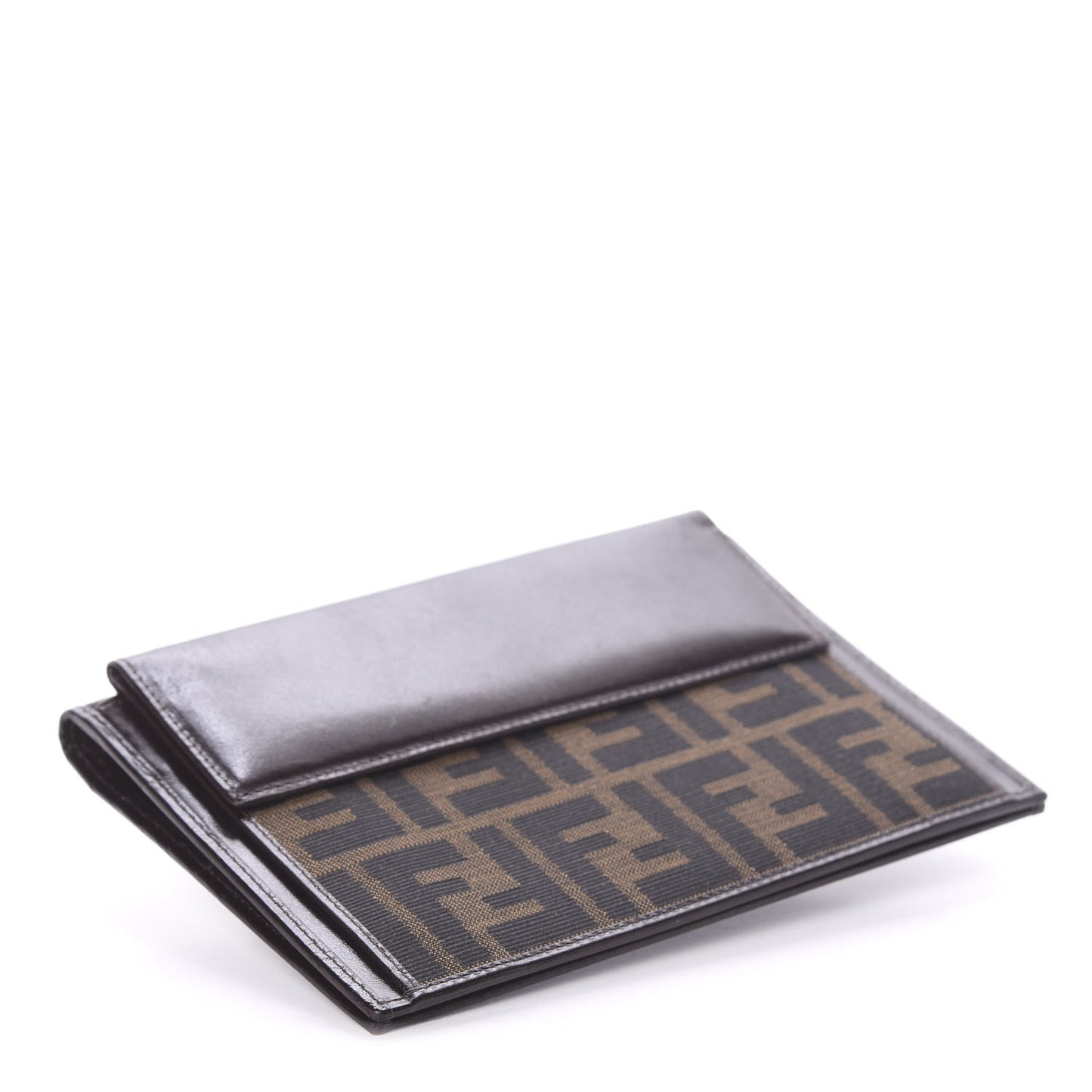 Jacquard Calfskin FF Wallet Tobacco