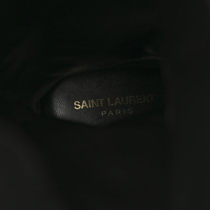 Saint Laurent Suede Lou 75 Harness Knee High Boots 39.5 Black 7 of 10