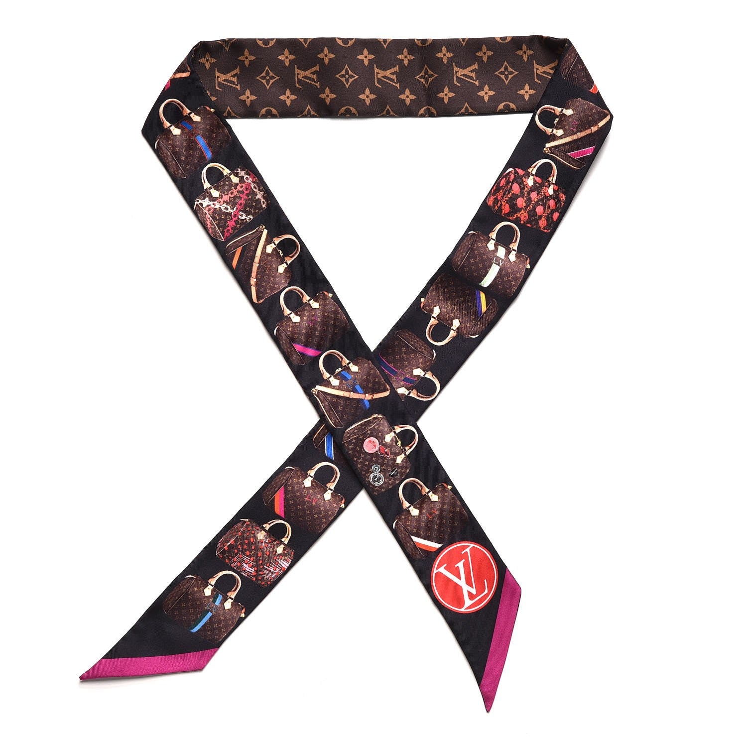 Louis Vuitton Silk Monogram Tribute to Speedy BB Bandeau 1 of 4