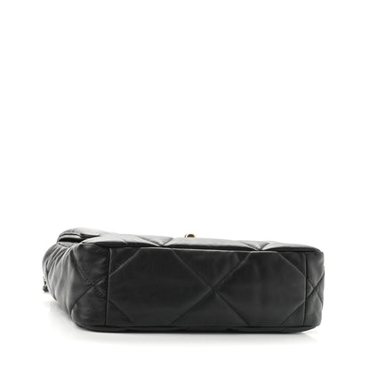 Chanel Lambskin Quilted Medium Chanel 19 Flap Black 4 of 10