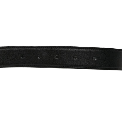 Saint Laurent Calfskin Heart Belt 75 30 Black 6 of 7
