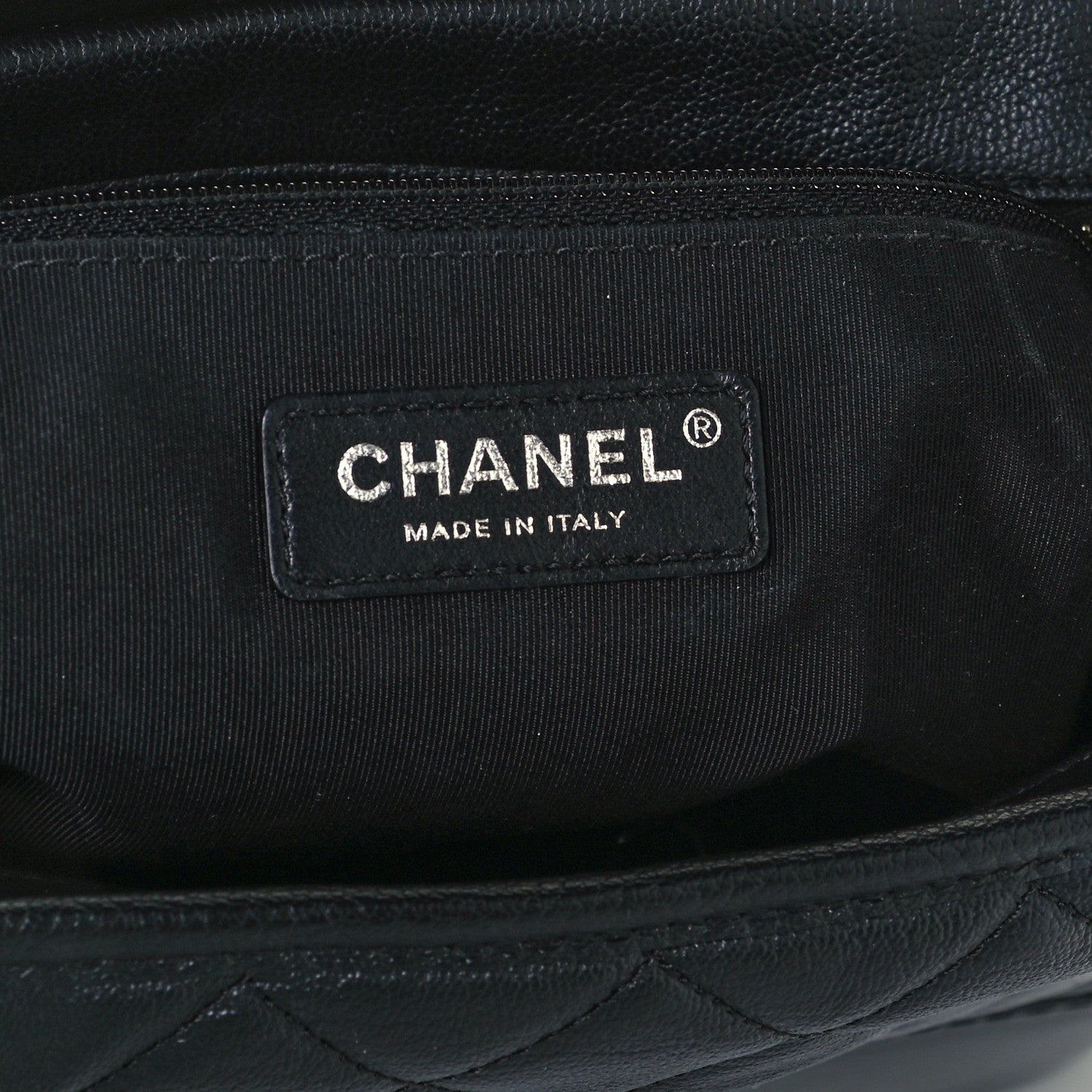 Chanel Patent Goatskin Quilted Medium Gabrielle Hobo Black 6 of 10