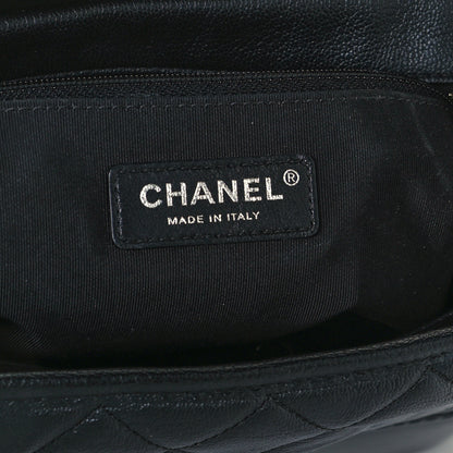 Chanel Patent Goatskin Quilted Medium Gabrielle Hobo Black 6 of 10