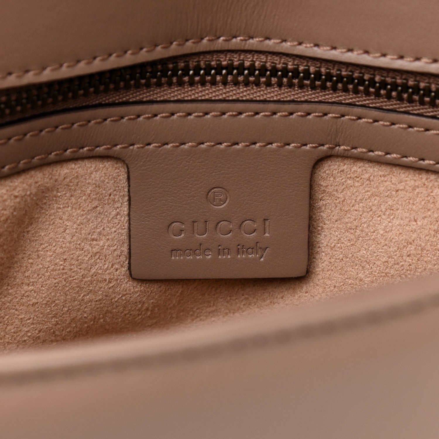 Gucci Calfskin Matelasse Small GG Marmont Shoulder Bag Porcelain Rose 6 of 9